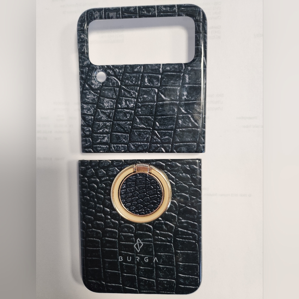 Burga Phone Case Samsung Galaxy Z Flip 4 Reapers Touch With Ring Holder